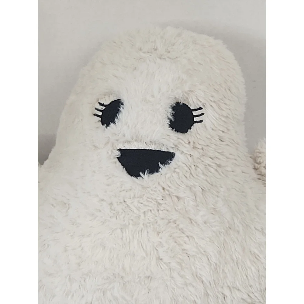 Novogratz Halloween Ghost Sherpa Pillow White Plush Shaped Viral 17